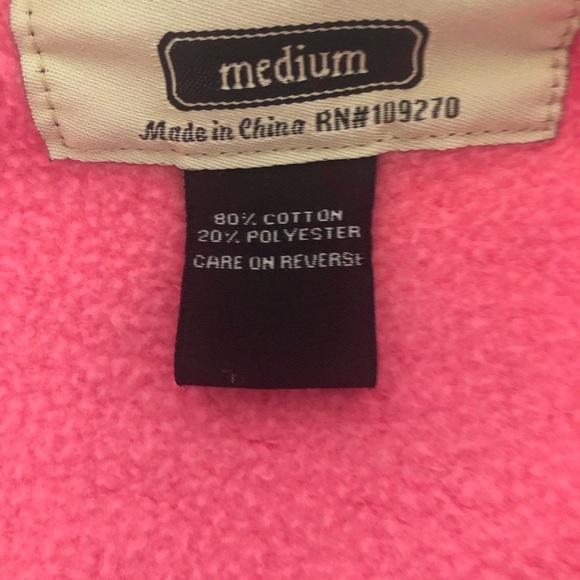 The Black Dog Pink Sweatshirt with Black Dog Logo Woman’s Medium Martha’s Vineya - Picture 2 of 16